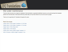 Tablet Screenshot of dqtranslations.com